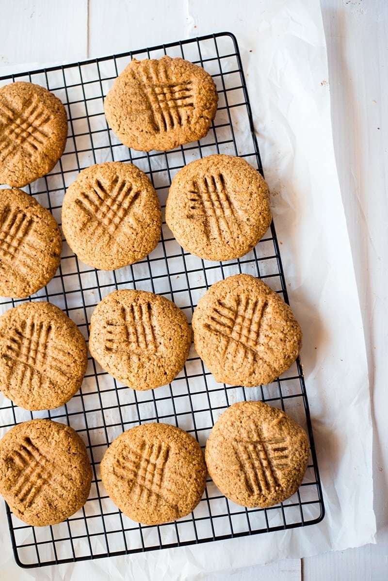Peanut Butter Protein Cookies â¢ A Sweet Pea Chef